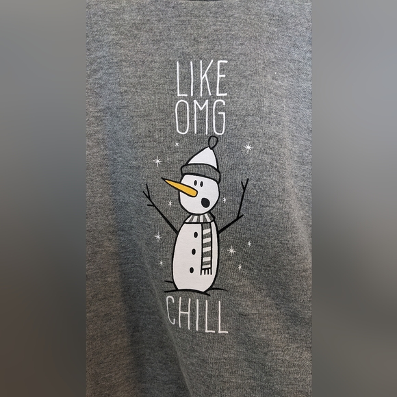 George pull over sweater! Snowman "OMG like chill" - Picture 6 of 6